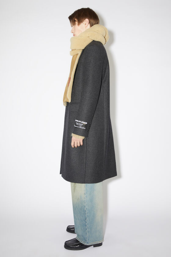 (image for) Energy-Efficient Single-breasted wool blend coat